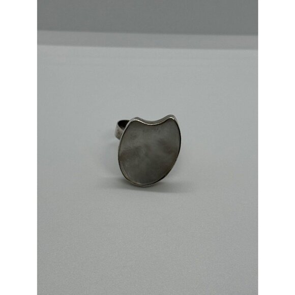 925 STERLING SILVER ABALONE SHELL RING SIZE 12 - Picture 10 of 10